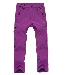 Wondoo Purple Waterproof Fleece-Lined Pants - M